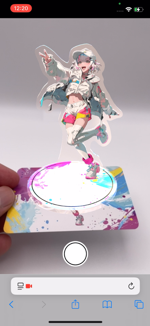 デジタルアクリルスタンドのプレビュー画像